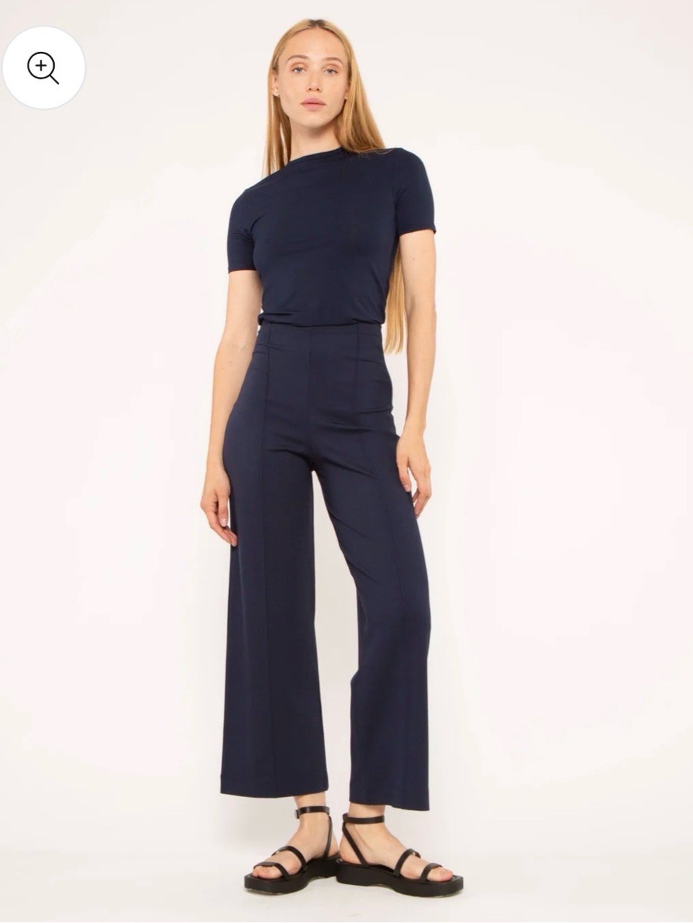 Ripley Rader Black Wide-Leg Pull-On Pants set for Women - Picture 2 of 10